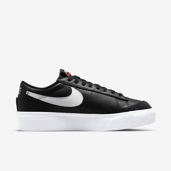 Nike Blazer Low Platform Women's Sneakers Black | NK962JVW