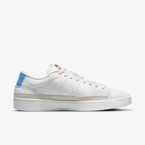 Nike Blazer Low X Men's Sneakers White / Light Blue / White | NK460RSQ