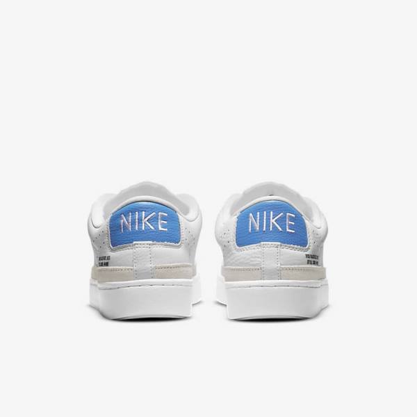 Nike Blazer Low X Men's Sneakers White / Light Blue / White | NK460RSQ