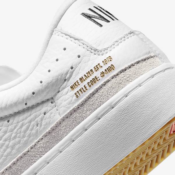 Nike Blazer Low X Men's Sneakers White / Light Brown / Black | NK527TMD