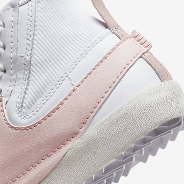 Nike Blazer Mid 77 Jumbo Women's Sneakers White / Pink | NK192YDU