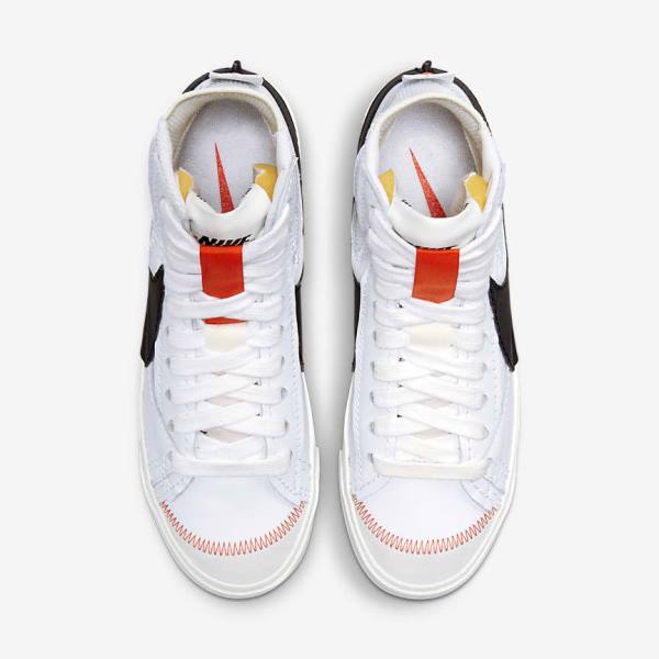 Nike Blazer Mid 77 Jumbo Women's Sneakers White / Black | NK721JZM