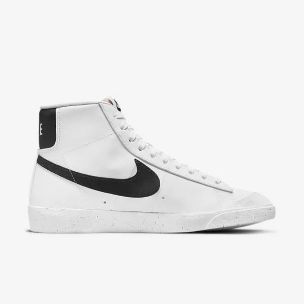 Nike Blazer Mid 77 Next Nature Women's Sneakers White / Black | NK309KHN