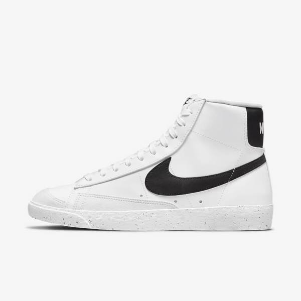 Nike Blazer Mid 77 Next Nature Women\'s Sneakers White / Black | NK309KHN