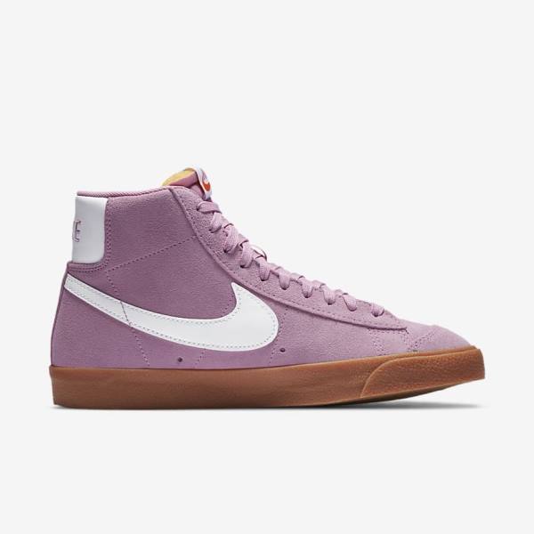 Nike Blazer Mid 77 Women's Sneakers Pink / Brown / Orange / White | NK603EBK