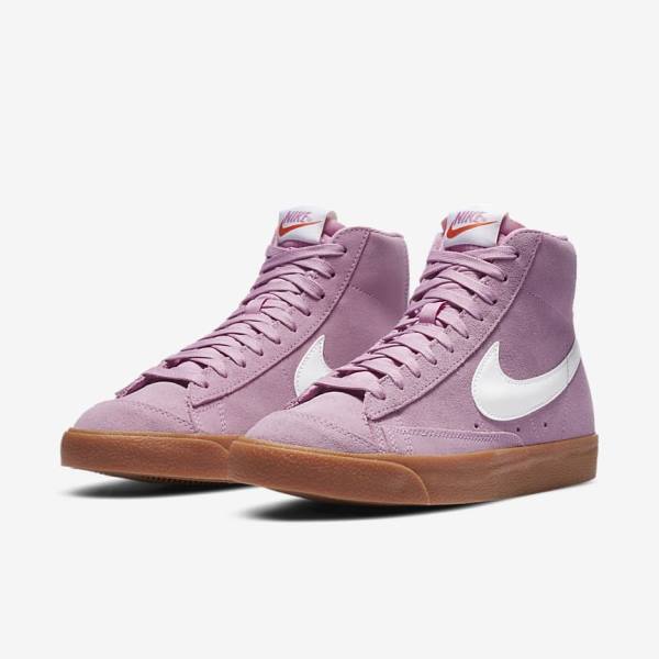 Nike Blazer Mid 77 Women's Sneakers Pink / Brown / Orange / White | NK603EBK