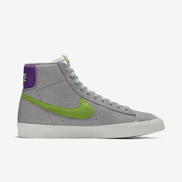 Nike Blazer Mid By You Custom Men's Sneakers Multicolor | NK186KBA