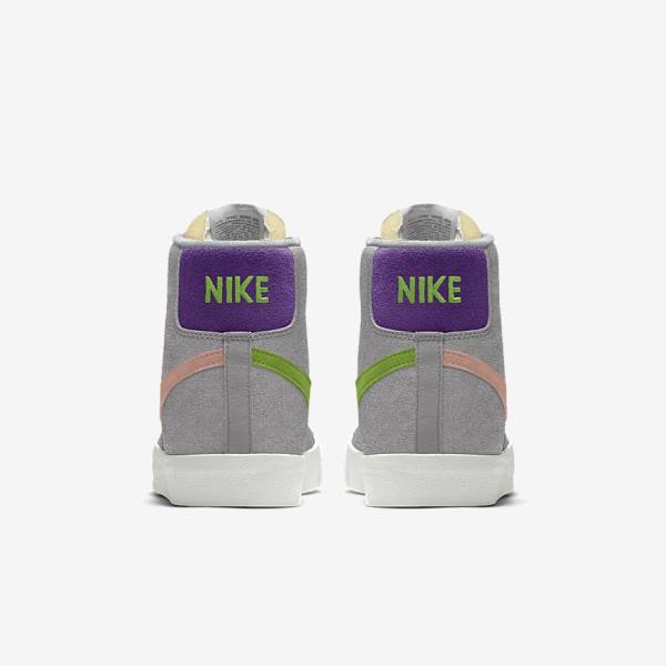 Nike Blazer Mid By You Custom Men's Sneakers Multicolor | NK186KBA