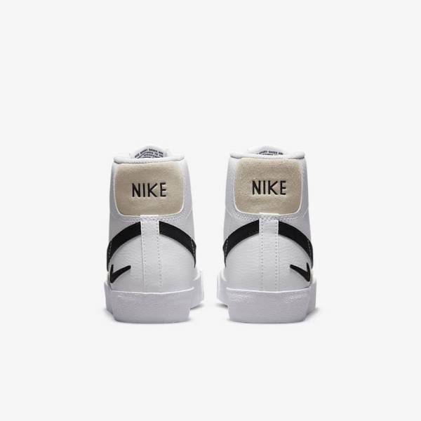 Nike Blazer Older Kids' Sneakers White / Black | NK704IVL