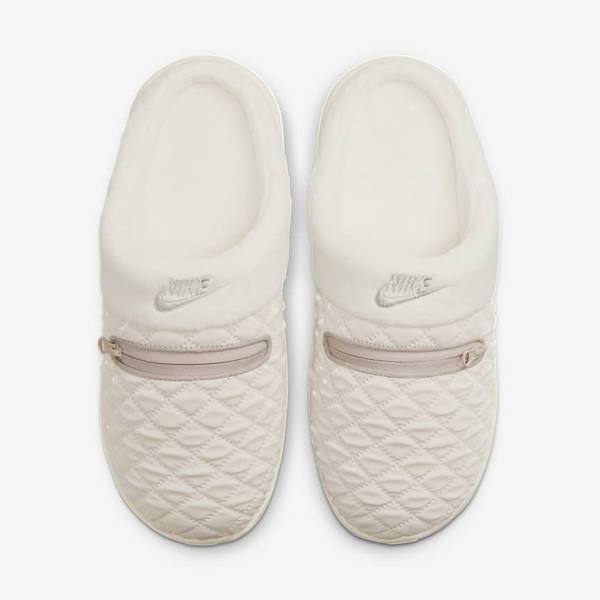 Nike Burrow SE Slipper Women's Sneakers Light Brown / White / Grey | NK289LRH