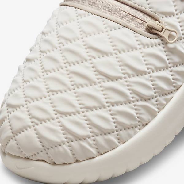 Nike Burrow SE Slipper Women's Sneakers Light Brown / White / Grey | NK289LRH