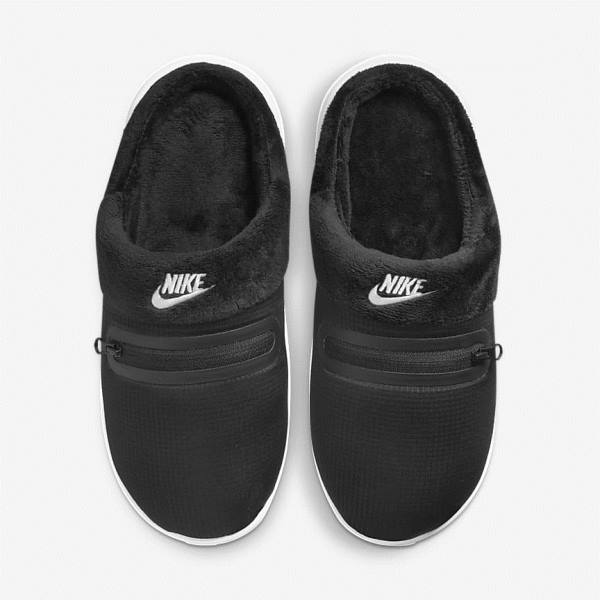 Nike Burrow Slipper Women's Sneakers Black / White | NK713AYN