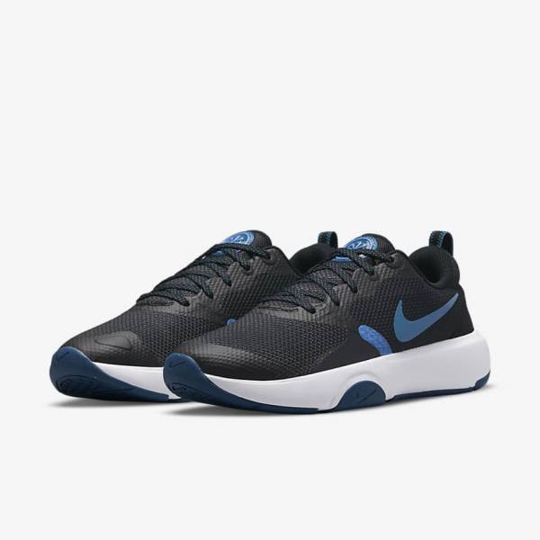 Nike City Rep TR Women's Training Shoes Black / Blue / White | NK409DRP