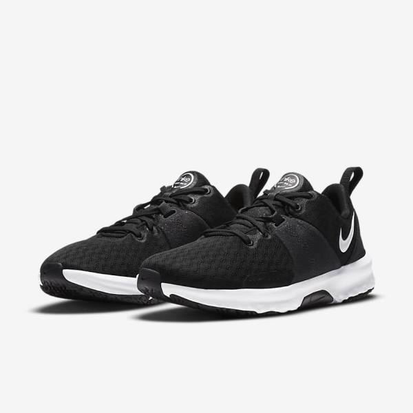 Nike City Trainer 3 Women's Training Shoes Black / Dark Grey / White | NK620GDX