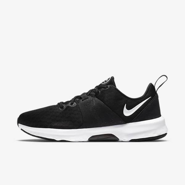 Nike City Trainer 3 Women\'s Training Shoes Black / Dark Grey / White | NK620GDX