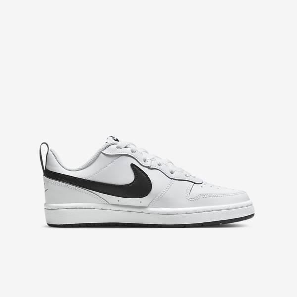 Nike Court Borough Low 2 Older Kids' Sneakers White / Black | NK062NSI