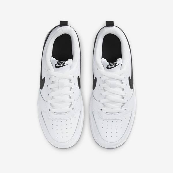 Nike Court Borough Low 2 Older Kids' Sneakers White / Black | NK062NSI