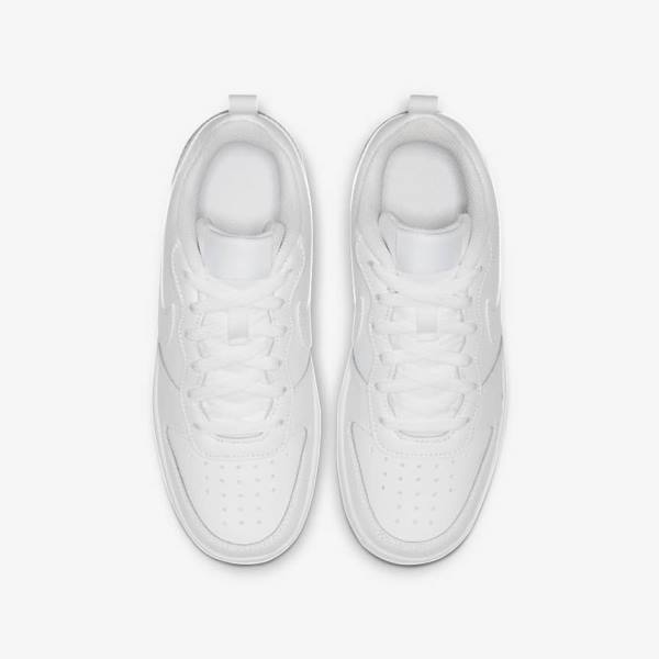 Nike Court Borough Low 2 Older Kids' Sneakers White | NK758JGO