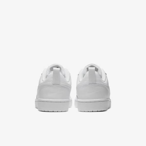 Nike Court Borough Low 2 Older Kids' Sneakers White | NK758JGO