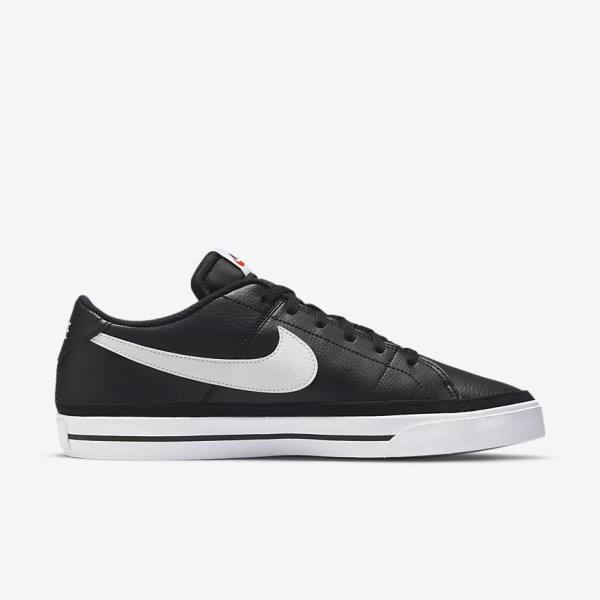 Nike Court Legacy Men's Sneakers Black / White | NK268FLU