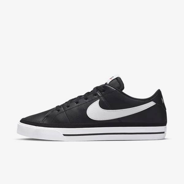 Nike Court Legacy Men\'s Sneakers Black / White | NK268FLU