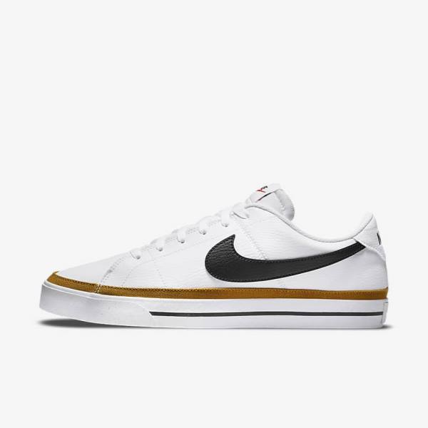 Nike Court Legacy Men\'s Sneakers White / Black | NK216QXB