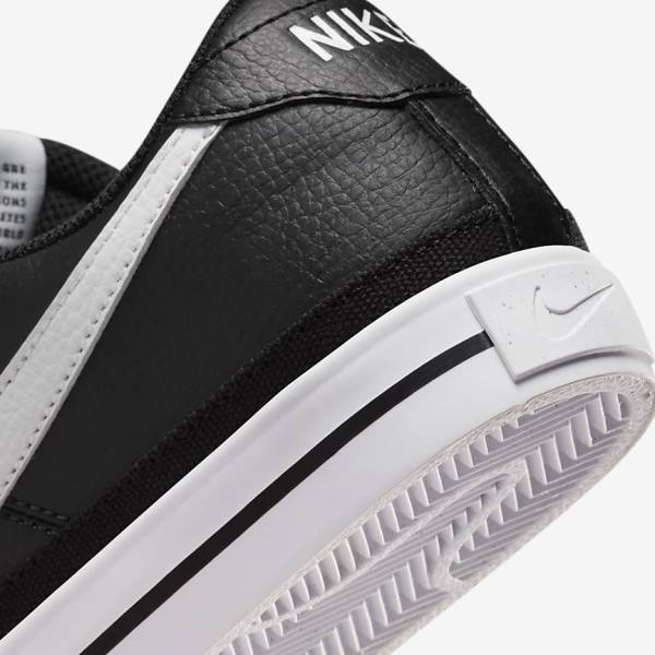 Nike Court Legacy Next Nature Women's Sneakers Black / Orange / White | NK235DZU