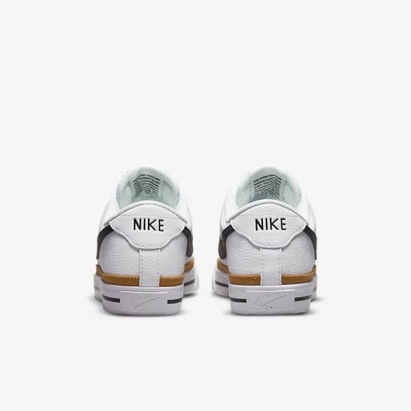 Nike Court Legacy Next Nature Women's Sneakers White / Orange / Black | NK452GET