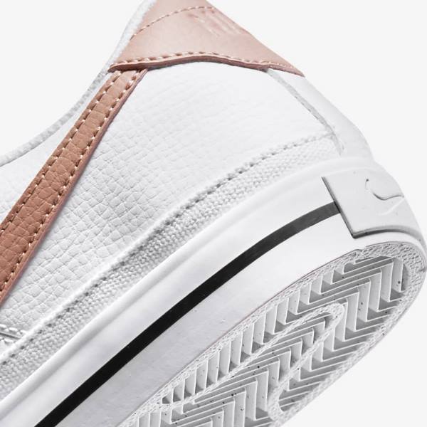 Nike Court Legacy Next Nature Women's Sneakers White / Orange / Black / Rose | NK805XJM