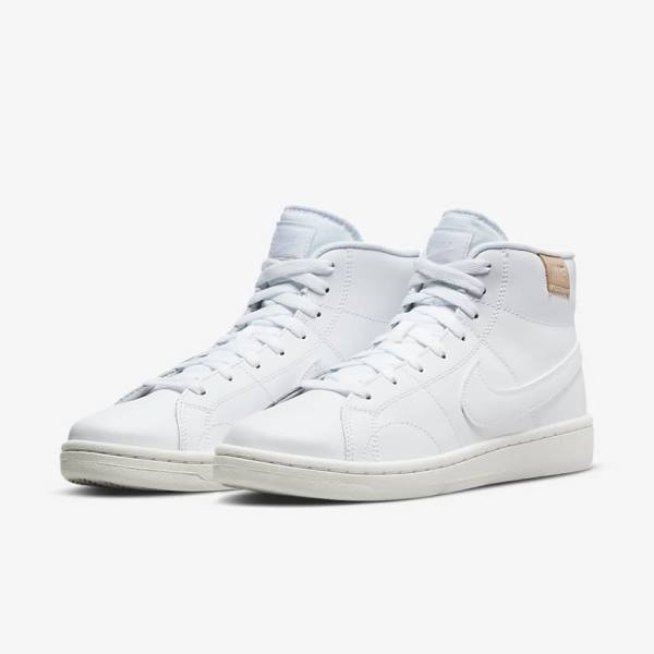 Nike Court Royale 2 Mid Women's Sneakers White | NK792GPM