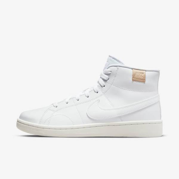 Nike Court Royale 2 Mid Women\'s Sneakers White | NK792GPM