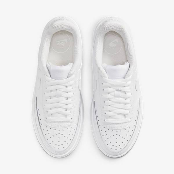 Nike Court Vision Alta Women's Sneakers White | NK146YBT