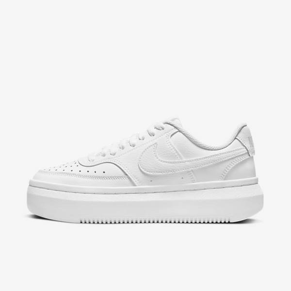 Nike Court Vision Alta Women\'s Sneakers White | NK146YBT