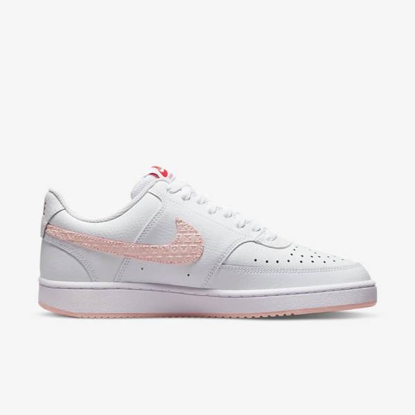 Nike Court Vision LO Women's Sneakers White / Red | NK590FKD