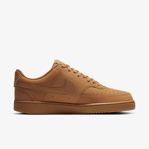 Nike Court Vision Low Men's Sneakers Brown | NK592SNL