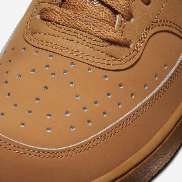 Nike Court Vision Low Men's Sneakers Brown | NK592SNL