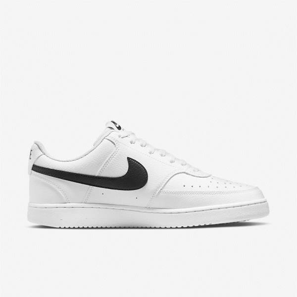 Nike Court Vision Low Next Nature Men's Sneakers White / Black | NK712QWT