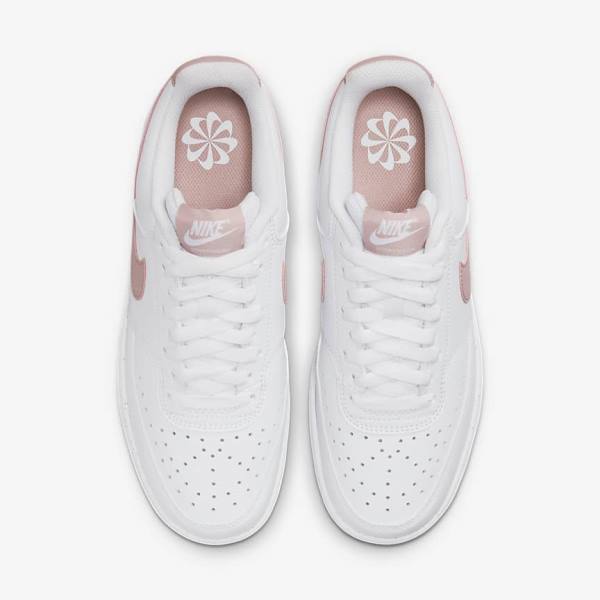 Nike Court Vision Low Next Nature Women's Sneakers White / Pink | NK023HTO