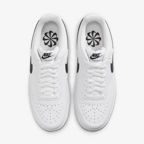 Nike Court Vision Low Next Nature Women's Sneakers White / Black | NK289BOT