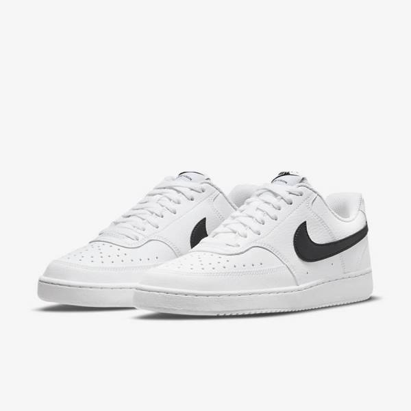 Nike Court Vision Low Next Nature Women's Sneakers White / Black | NK289BOT