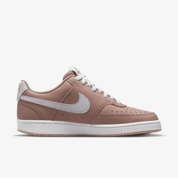 Nike Court Vision Low Next Nature Women's Sneakers Rose / Black / White | NK716ETD