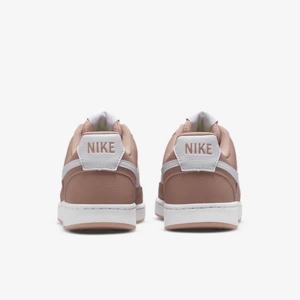 Nike Court Vision Low Next Nature Women's Sneakers Rose / Black / White | NK716ETD