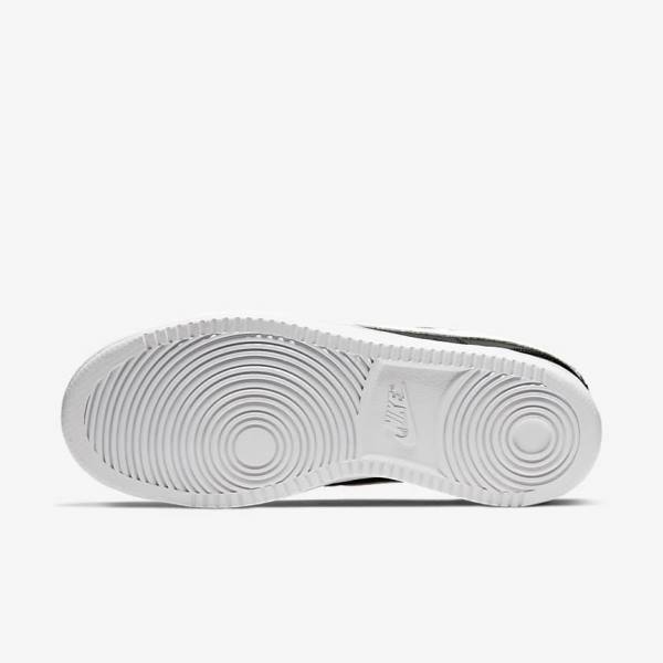 Nike Court Vision Low Women's Sneakers Black / White | NK395FON