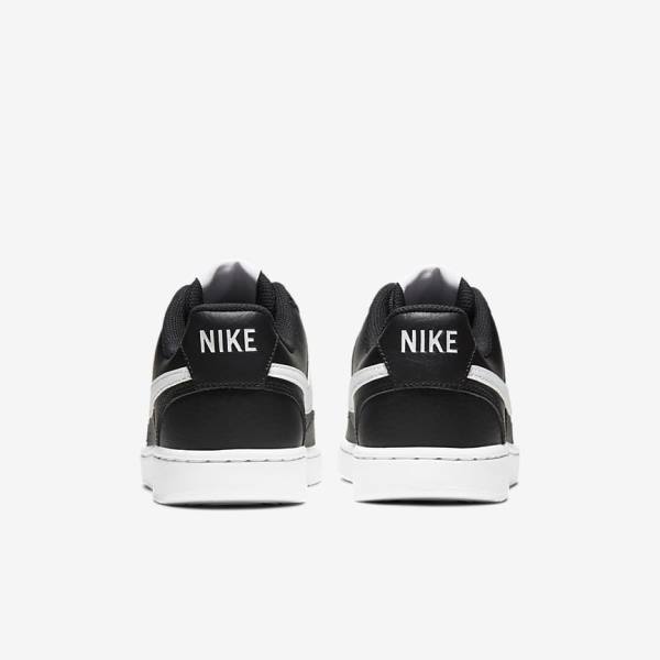 Nike Court Vision Low Women's Sneakers Black / White | NK395FON