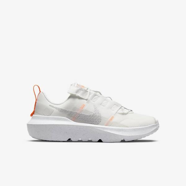 Nike Crater Impact Older Kids' Running Shoes White | NK362QFH