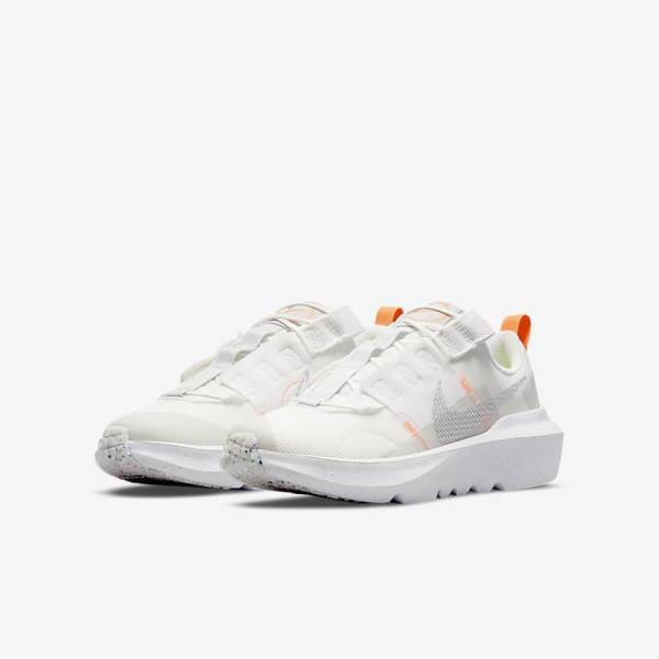 Nike Crater Impact Older Kids' Running Shoes White | NK362QFH