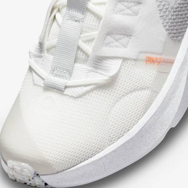 Nike Crater Impact Older Kids' Running Shoes White | NK362QFH