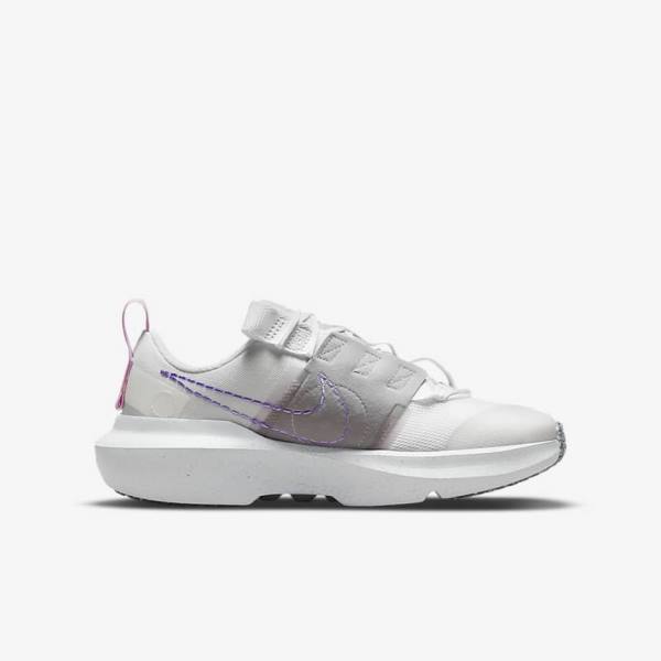 Nike Crater Impact Older Kids' Sneakers White / Grey / Pink / Purple | NK487ANW