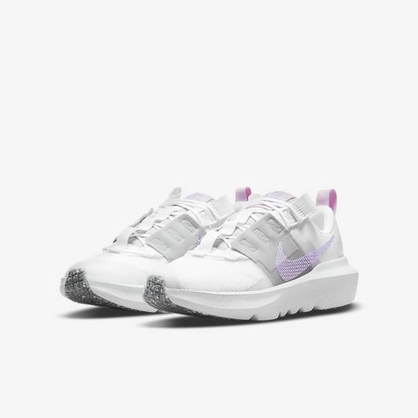 Nike Crater Impact Older Kids' Sneakers White / Grey / Pink / Purple | NK487ANW