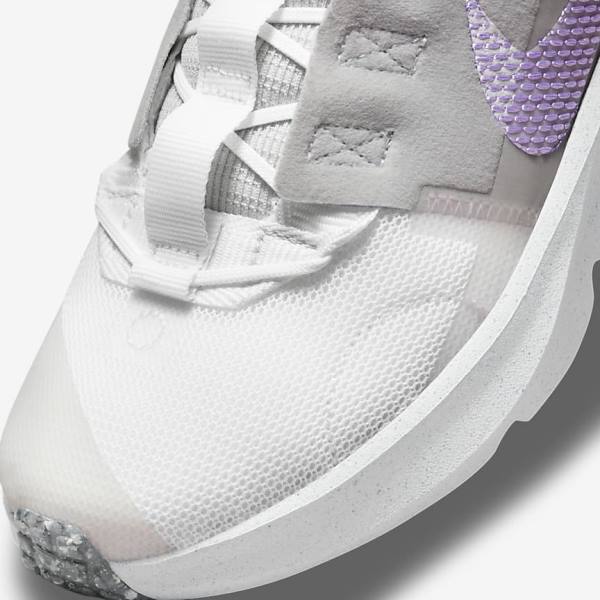 Nike Crater Impact Older Kids' Sneakers White / Grey / Pink / Purple | NK487ANW